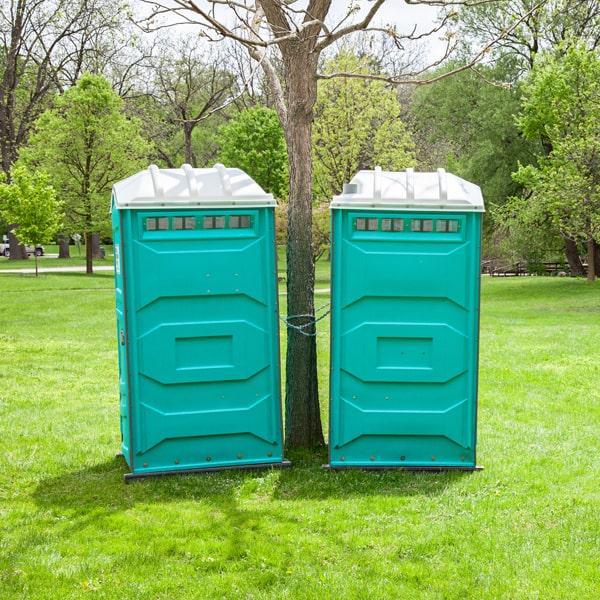 long-term porta potties should be serviced on a regular basis, typically once a week, to ensure cleanliness and functionality